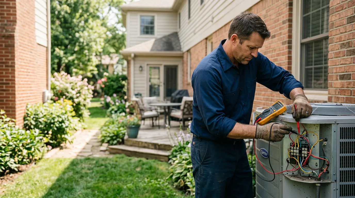 HVAC technician working near Puryear, TN